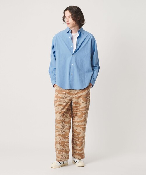California General Store（California General Store）の「＜CGS.＞オーガニックコットン タイプライター レギュラーカラー シャツ（シャツ/ブラウス・メンズ・ネイビー/ホワイト/コバルトブルー・M/L/S）」の10枚目の写真