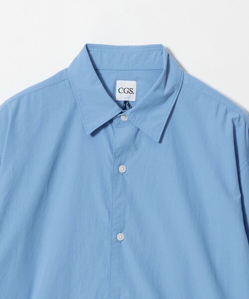California General Store（California General Store）の「＜CGS.＞オーガニックコットン タイプライター レギュラーカラー シャツ（シャツ/ブラウス・メンズ・ネイビー/ホワイト/コバルトブルー・M/L/S）」の7枚目の写真