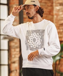 msw1957- Bandana Print Ten Ounce Sweatshirt 10オンスクルーネックトレーナー(F26F230)
