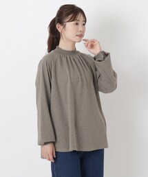 コットンシャーリング 長袖ラグランプルオーバー