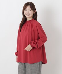 コットンシャーリング 長袖ラグランプルオーバー