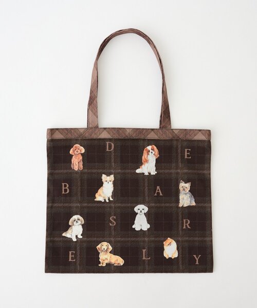 BEARDSLEY（ビアズリー）の「ドッグプリントトートバッグ（トートバッグ・レディース・ベージュ・FREE）」の5枚目の写真