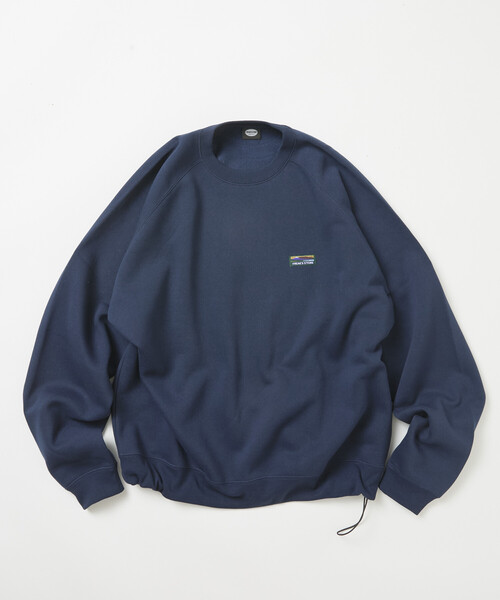FREAK'S STORE(フリークスストア)の「限定展開 ビッグシルエット ワンポイントロゴ ラグランスリーブ スピンドル スウェット(スウェット・メンズ・ブラウン/グレー/ブラック/ベージュ/ネイビー/チャコールグレー・MEDIUM/LARGE/SMALL)」の6枚目の写真