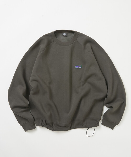 FREAK'S STORE(フリークスストア)の「限定展開 ビッグシルエット ワンポイントロゴ ラグランスリーブ スピンドル スウェット(スウェット・メンズ・ブラウン/グレー/ブラック/ベージュ/ネイビー/チャコールグレー・MEDIUM/LARGE/SMALL)」の16枚目の写真