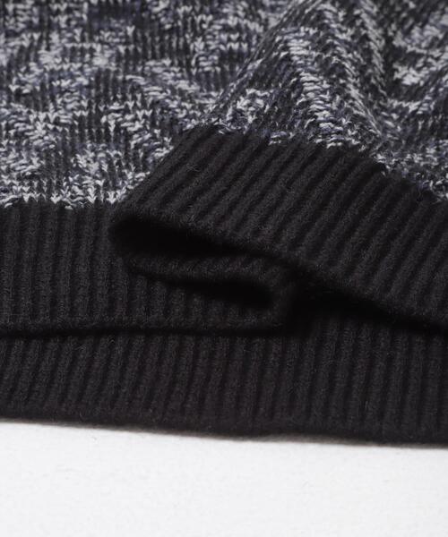 ITEMS URBANRESEARCH(アイテムズ アーバンリサーチ)の「MIXカラー クルーネック プルオーバーニット(ニット/セーター・メンズ・ブルー系その他/ブラウン/ブラック・MEDIUM/LARGE)」の20枚目の写真