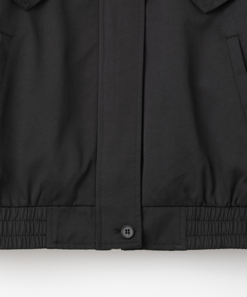MILLO WOMEN（ミロウーマン）の「トレンチボンバージャケット [ブラック]（その他アウター・レディース・その他・SMALL/MEDIUM）」の7枚目の写真