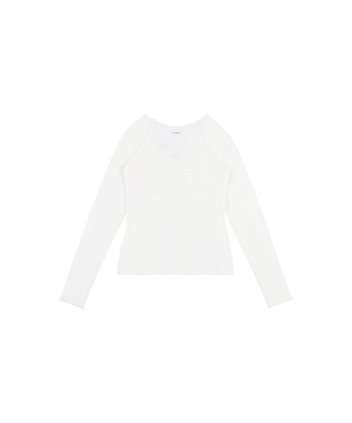 ALEXIA STAM（アリシアスタン）の「Gathered Off-Shoulder Top /オフショルギャザートップス（Tシャツ/カットソー・レディース・ブラウン/チャコールグレー/ホワイト・M/S/L）」の19枚目の写真