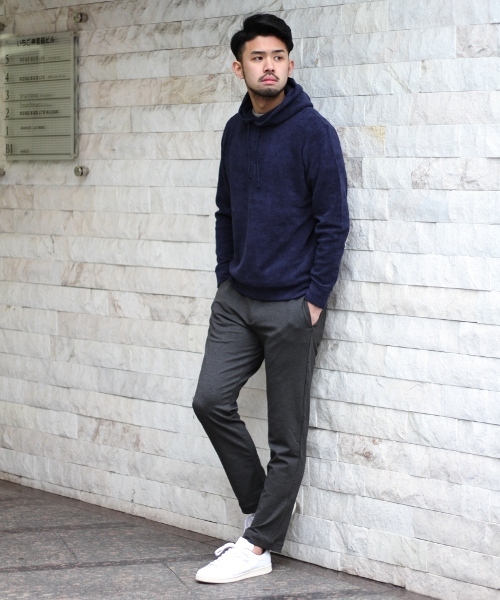 EDIFICE（エディフィス）の「◇ストレッチポンチイージーパンツ（その他パンツ・メンズ・チャコールグレー/グレー/ブラック/カーキ・48/46/42/44）」の17枚目の写真