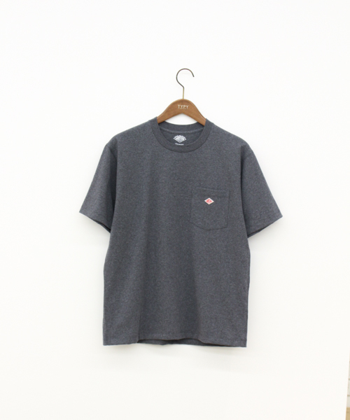 DANTON（ダントン）の「DANTONポケットTシャツ（Tシャツ/カットソー・メンズ・ホワイト/チャコールグレー/オリーブ/ブルー/ネイビー/レッド・M/L）」の2枚目の写真