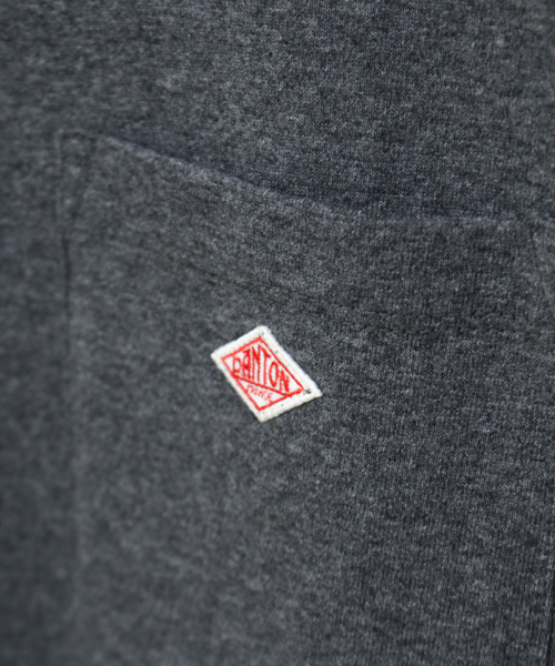 DANTON（ダントン）の「DANTONポケットTシャツ（Tシャツ/カットソー・メンズ・ホワイト/チャコールグレー/オリーブ/ブルー/ネイビー/レッド・M/L）」の9枚目の写真