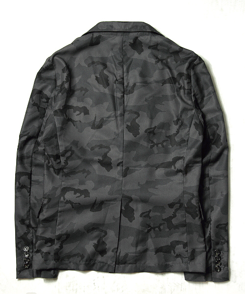 JACKROSE(ジャックローズ)の「DOT AIR テーラードジャケット(テーラードジャケット・メンズ・カモフラージュ/ブラック/ホワイト/ベージュ・L/XL/M)」の9枚目の写真