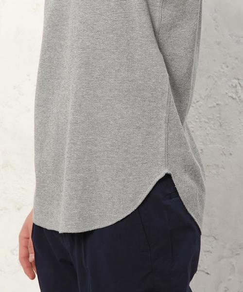green label relaxing（グリーンレーベルリラクシング）の「SC WAFFLE LONG タンクトップ◆（タンクトップ・メンズ・グレー/ブラック/ホワイト/コバルトブルー・MEDIUM/LARGE/SMALL）」の12枚目の写真