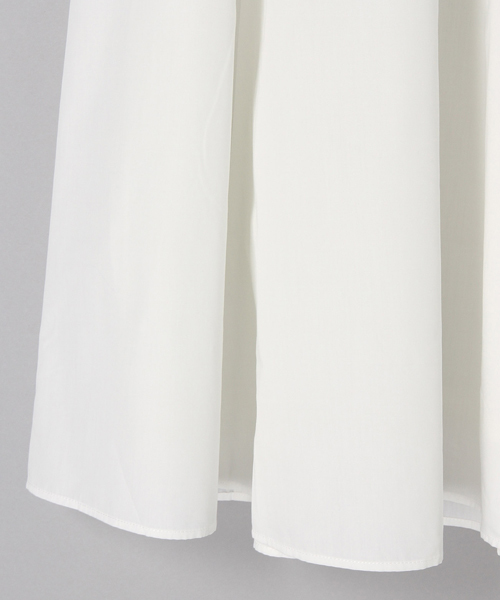 E hyphen world gallery（イーハイフンワールドギャラリー）の「T/C ブロードギャザースカート（スカート・レディース・オフホワイト/ブラック/グレイッシュベージュ/カーキ・FREE）」の10枚目の写真