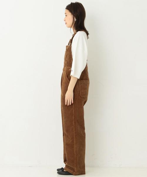 Another Edition（アナザーエディション）の「コーデュロイオーバーオール/ AEBC CORD OVERALL◆（サロペット/オーバーオール・レディース・ブラウン・SMALL/MEDIUM）」の4枚目の写真