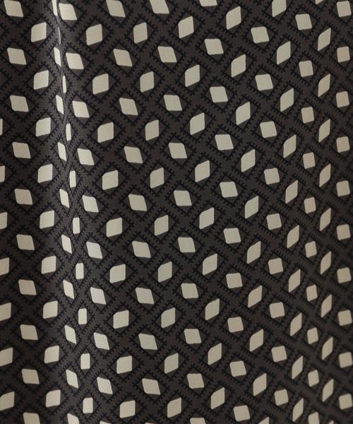 BEAUTY&YOUTH UNITED ARROWS(ビューティーアンドユースユナイテッドアローズ)の「BY ジオメトリックスタンドカラーマキシワンピース◆(ワンピース・レディース・ダークグレー/ライトブルー・FREE)」の12枚目の写真