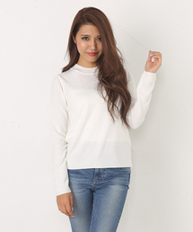 rienda | BasicハイネックニットTOP(ニット/セーター)