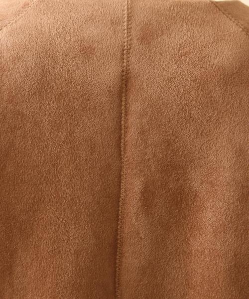 coen（コーエン）の「フェイクムートンコート（ムートンコート・レディース・ブラウン/ネイビー・MEDIUM/LARGE）」の17枚目の写真