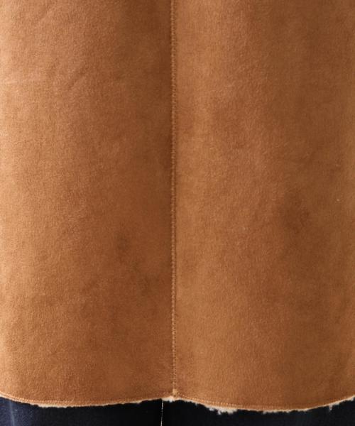 coen（コーエン）の「フェイクムートンコート（ムートンコート・レディース・ブラウン/ネイビー・MEDIUM/LARGE）」の19枚目の写真