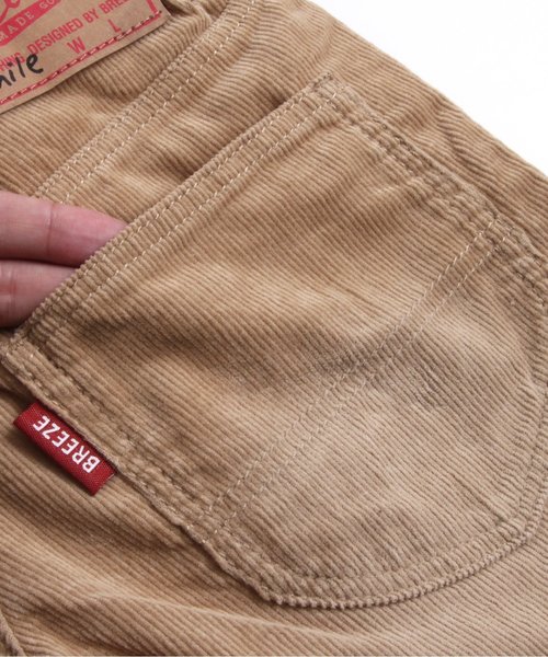 BREEZE（ブリーズ）の「コール天ショートパンツ(ショート丈)（その他パンツ・キッズ・カーキ/ベージュ・100/80/95/90/110/130/140/120）」の9枚目の写真