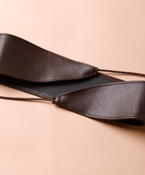 mystic（ミスティック）の「三つ編みﾀｯｾﾙ太ﾍﾞﾙﾄ（ベルト・レディース・ブラック/ブラウン/ベージュ・ﾌﾘ-）」の7枚目の写真