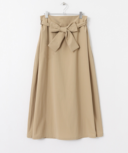 KBF（ケイビーエフ）の「KBF ウエストベルトロングスカート（スカート・レディース・ブラウン/ベージュ/ネイビー・ONE）」の10枚目の写真