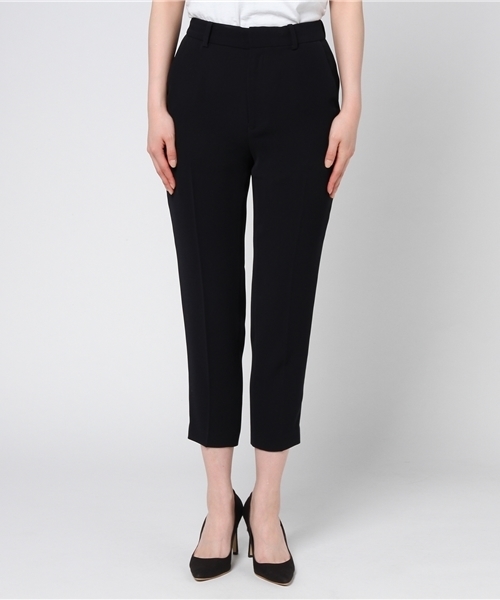 FONCE(フォンセ)の「ノータックテーパードパンツ(その他パンツ・レディース・ダークネイビー/ベージュ/コーラル・34/38/36)」の4枚目の写真