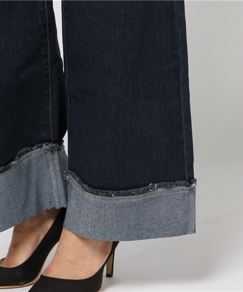 Re:EDIT（リエディ）の「[リエディ]ハイウエストワイドデニムボトムス/パンツ/デニムパンツ（その他パンツ・レディース・ライトブルー/ダークブルー・SMALL/MEDIUM）」の9枚目の写真