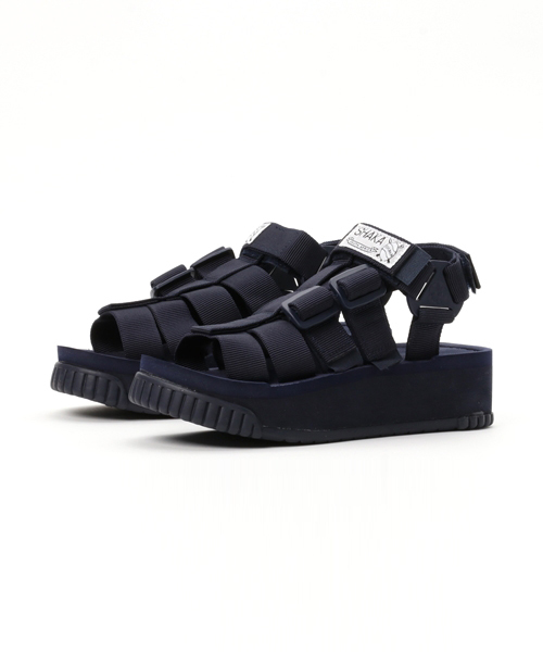 go slow caravan(ゴースローキャラバン)の「SHAKA/シャカ RALLY PLATFORM WOMENS(サンダル・レディース・ブラック/ネイビー/ナチュラル・LARGE/MEDIUM)」の3枚目の写真