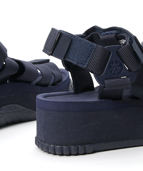 go slow caravan(ゴースローキャラバン)の「SHAKA/シャカ RALLY PLATFORM WOMENS(サンダル・レディース・ブラック/ネイビー/ナチュラル・LARGE/MEDIUM)」の9枚目の写真