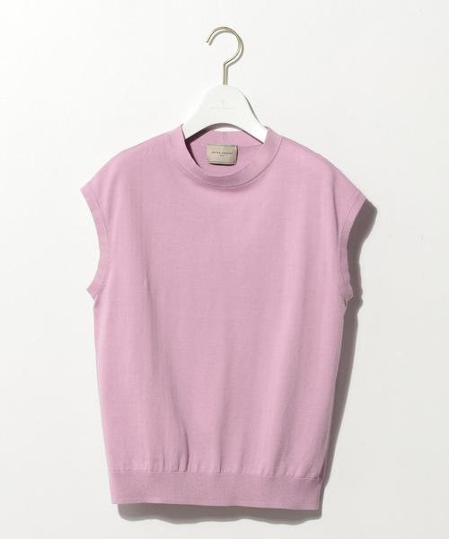 UNITED ARROWS（ユナイテッドアローズ）の「UBBT ハイネック ニット プルオーバー † ◆（ニット/セーター・レディース・オフホワイト/ブラック/ライトピンク・FREE）」の20枚目の写真