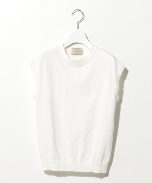 UNITED ARROWS（ユナイテッドアローズ）の「UBBT ハイネック ニット プルオーバー † ◆（ニット/セーター・レディース・オフホワイト/ブラック/ライトピンク・FREE）」の12枚目の写真