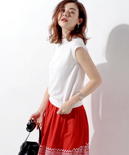 UNITED ARROWS（ユナイテッドアローズ）の「UBBT ハイネック ニット プルオーバー † ◆（ニット/セーター・レディース・オフホワイト/ブラック/ライトピンク・FREE）」の13枚目の写真