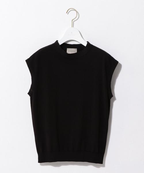 UNITED ARROWS（ユナイテッドアローズ）の「UBBT ハイネック ニット プルオーバー † ◆（ニット/セーター・レディース・オフホワイト/ブラック/ライトピンク・FREE）」の8枚目の写真