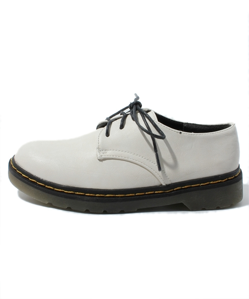 WEGO（ウィゴー）の「ラバーソールシューズ（ブーツ・レディース・ホワイト/ブラック/その他1・23.5/24.5）」の4枚目の写真