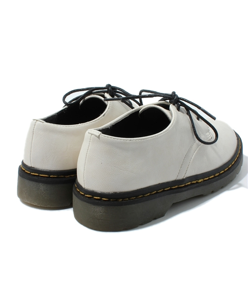 WEGO（ウィゴー）の「ラバーソールシューズ（ブーツ・レディース・ホワイト/ブラック/その他1・23.5/24.5）」の6枚目の写真