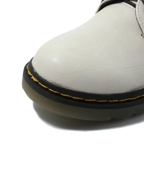 WEGO（ウィゴー）の「ラバーソールシューズ（ブーツ・レディース・ホワイト/ブラック/その他1・23.5/24.5）」の8枚目の写真