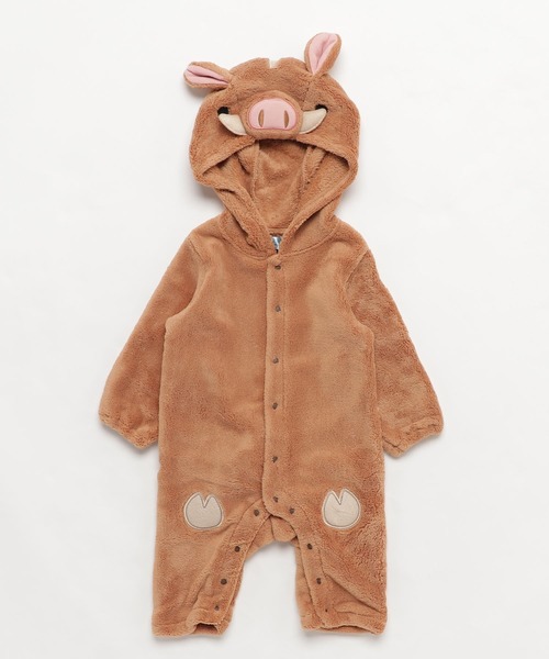 Catherine Cottage（キャサリンコテージ）の「アニマル着ぐるみロンパース ワンピース（ロンパース・キッズ・アイボリー/ブラウン/モカ/ホワイト×ブラック/ホワイト/イエロー/ブラウン系その他2/ブラウン系その他/グレー系その他・80/70/90/95）」の19枚目の写真