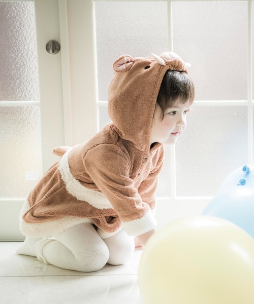 Catherine Cottage（キャサリンコテージ）の「アニマル着ぐるみロンパース ワンピース（ロンパース・キッズ・アイボリー/ブラウン/モカ/ホワイト×ブラック/ホワイト/イエロー/ブラウン系その他2/ブラウン系その他/グレー系その他・80/70/90/95）」の22枚目の写真