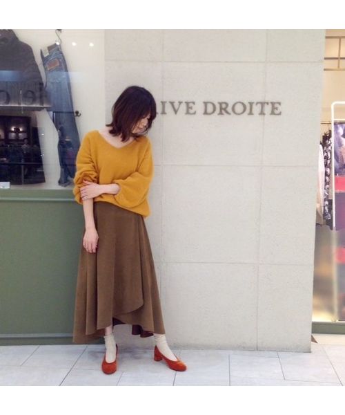 RIVE DROITE（リヴドロワ）の「ラクーンバルーンS/Lプルオーバー（ニット/セーター・レディース・パープル/ミント/その他11・FREE）」の9枚目の写真