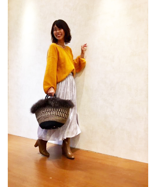 RIVE DROITE（リヴドロワ）の「ラクーンバルーンS/Lプルオーバー（ニット/セーター・レディース・パープル/ミント/その他11・FREE）」の10枚目の写真