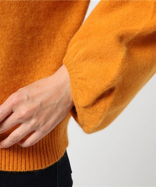 RIVE DROITE（リヴドロワ）の「ラクーンバルーンS/Lプルオーバー（ニット/セーター・レディース・パープル/ミント/その他11・FREE）」の7枚目の写真