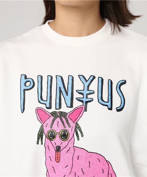 PUNYUS（プニュズ）の「ジャッカルスウェット（スウェット・レディース・ホワイト/ライトピンク/スミクロ/レッド・1/2/3/4）」の9枚目の写真