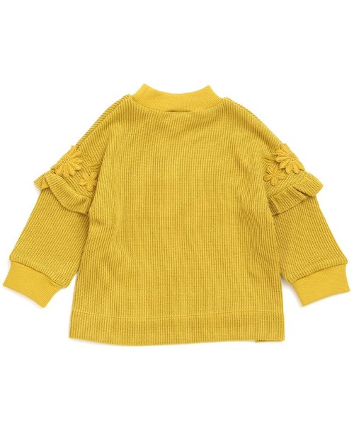 apres les cours（アプレレクール）の「肩flowerモチーフトレーナー(機能性)（スウェット・キッズ・ピンク/マスタード/パープル・100/110/120/130/140/80/90）」の16枚目の写真