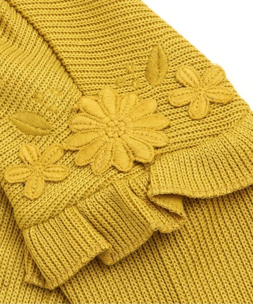 apres les cours（アプレレクール）の「肩flowerモチーフトレーナー(機能性)（スウェット・キッズ・ピンク/マスタード/パープル・100/110/120/130/140/80/90）」の21枚目の写真