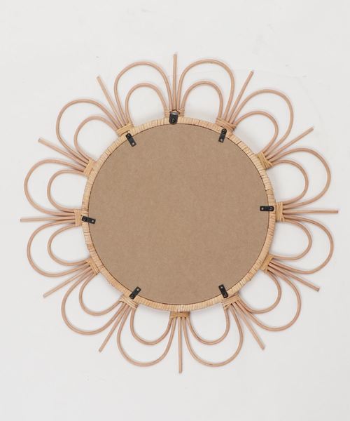 rotta rattan mirror fleur L / ロッタラタンミラーフルール L（ミラー）｜a.depeche（アデペシュ）