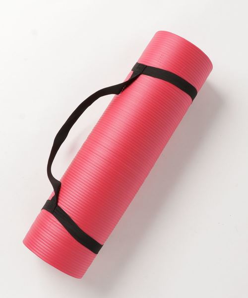 lea(レア)の「【厚さ10mm】リッチでソフトなヨガマット 183×61cm(スポーツグッズ)」|レッド