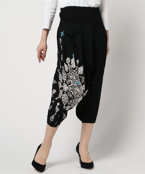 チャイハネ（チャイハネ）の「【チャイハネ】yul オリエンタルサルエルパンツ（その他パンツ・レディース・パープル/ブルー/ブラック/ベージュ・FREE）」の16枚目の写真