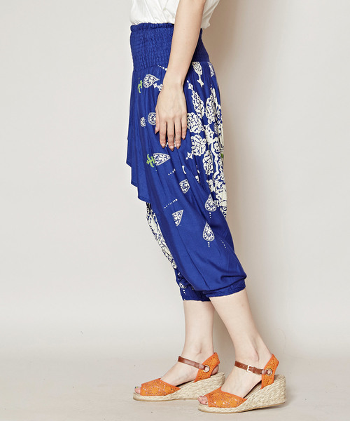 チャイハネ（チャイハネ）の「【チャイハネ】yul オリエンタルサルエルパンツ（その他パンツ・レディース・パープル/ブルー/ブラック/ベージュ・FREE）」の21枚目の写真