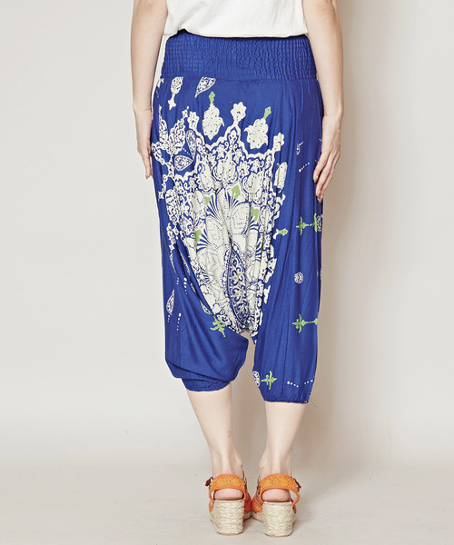 チャイハネ（チャイハネ）の「【チャイハネ】yul オリエンタルサルエルパンツ（その他パンツ・レディース・パープル/ブルー/ブラック/ベージュ・FREE）」の17枚目の写真