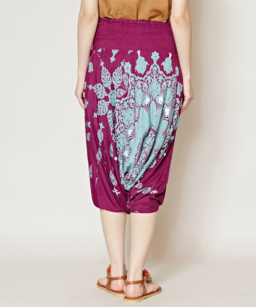 チャイハネ（チャイハネ）の「【チャイハネ】yul オリエンタルサルエルパンツ（その他パンツ・レディース・パープル/ブルー/ブラック/ベージュ・FREE）」の18枚目の写真